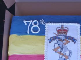 78th RAEME Birthday Cake - NQ