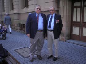Ian Townsley Ian Leabeater ANZAC Day 2015