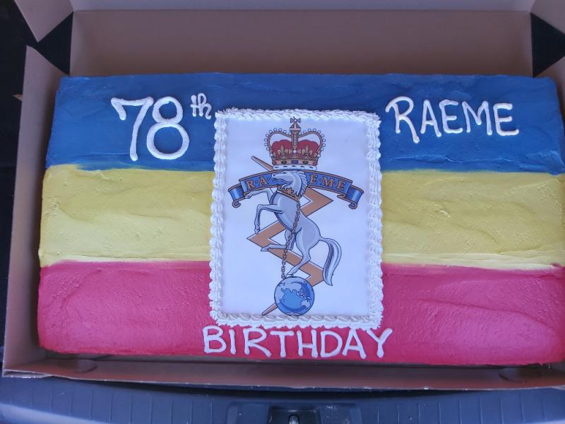 78th RAEME Birthday Cake - NQ