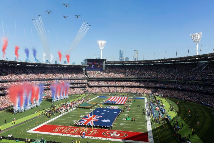 ADF support NFL Melbourne Small