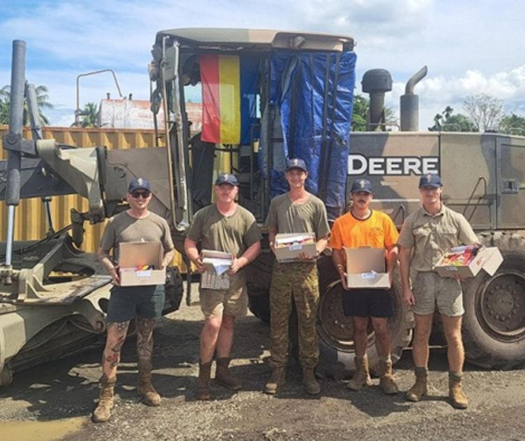 CPL Ben Woodhouse CFN Jakob Vickers LCPL Todd Kitching LCPL Joseph Reaney RNZALR welder CFN Angus Frost 4