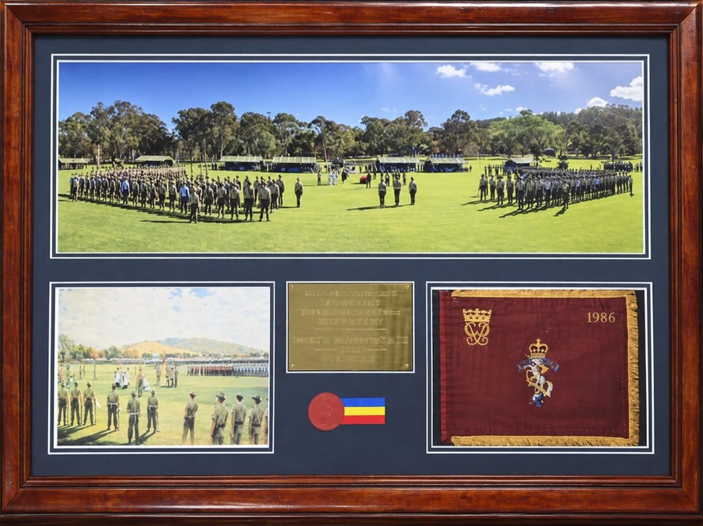 Framed Military Commemorative Display Medium