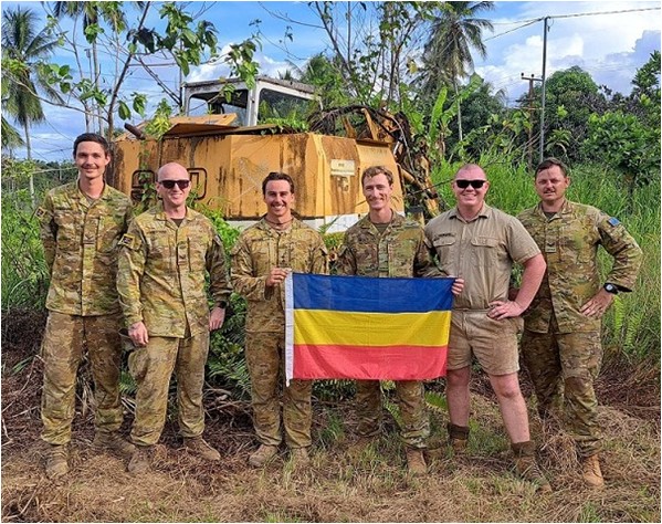LCPL Todd Kitching ECN 418 CPL Ben Woodhouse ECN 146 LT Rhys Brown S4 CFN Angus Frost ECN 146 CFN Jakob Vickers ECN 229 CPL Terrence Gordon ECN 229 2