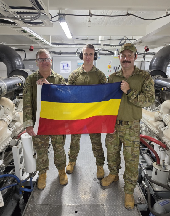 Marine Techs SGT Matthew Doogs McDougal SGT Warren Squizz Taylor and CPL Tyler Ty Griinkepng